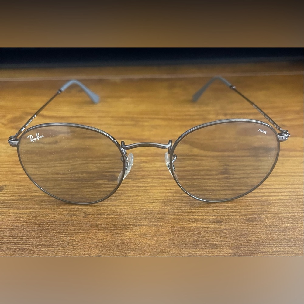 Ray-Ban Rb3447 Round Metal Evolve Photochromic Sunglasses